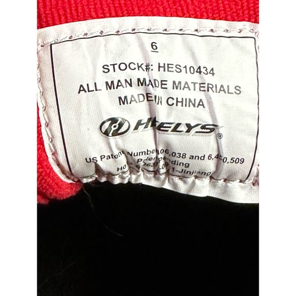 Boy's Heely’s Red Black Logo Wheels Lace Up Retro Low Top Sneakers Size 6 - Picture 6 of 6